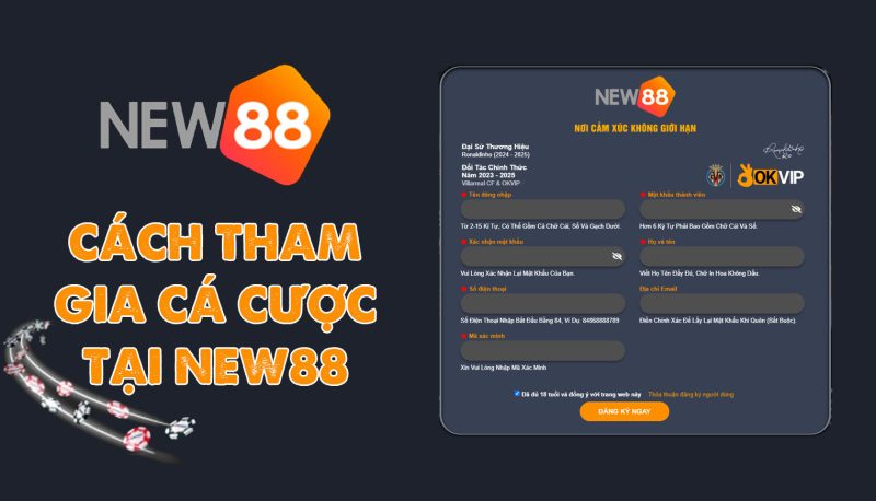 Cách tham gia cá cược tại New88